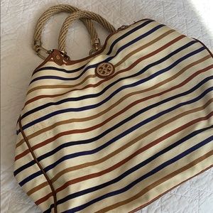 Authentic Tory Burch canvas bag